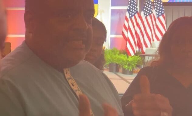 Journalist and former NABJ board member Roland Martin at Donald Trump's Q&A panel.